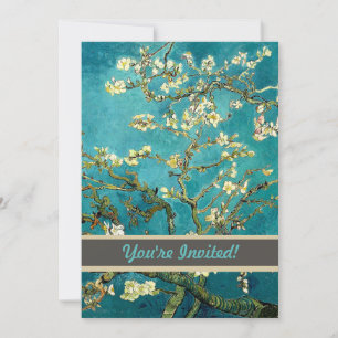 Invitación Flores de almendro de Van Gogh Clasicismo Impresio