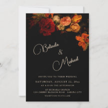 Flores de Arte Oscuro para Boda
