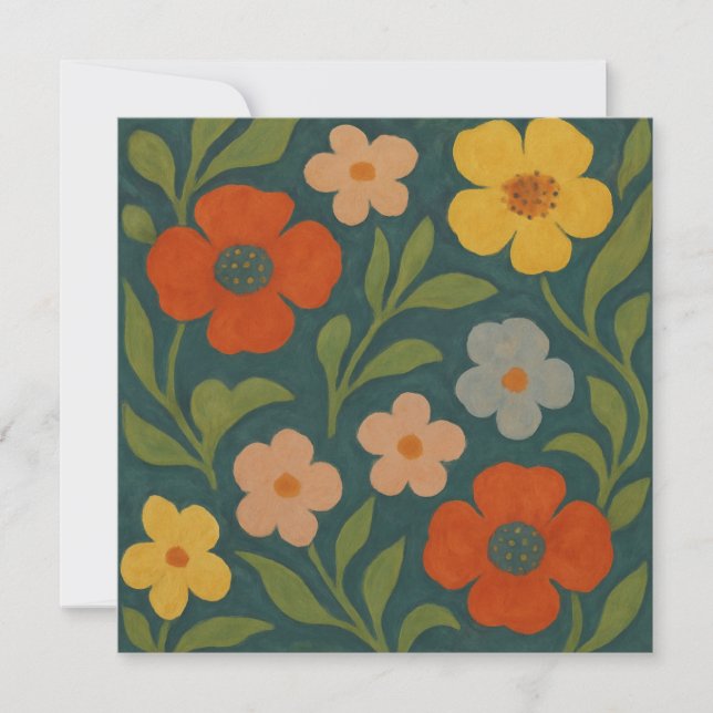 Invitación Flores de Cabaña (Anverso)
