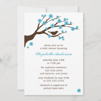 Invitación Flores de cerezo acuático