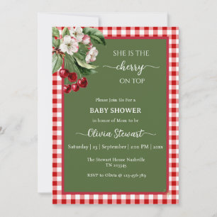 Invitación Flores de cerezo, la guinda de la fiesta Baby Show