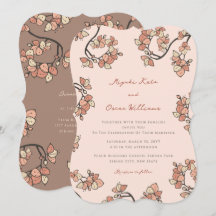 Flores de Cerezo Rosadas Elegante y Chic Boda Flor