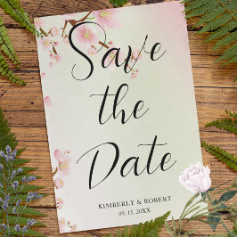 Invitación Flores de cerezo rosado en flor