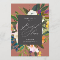 Flores de cítricos brillantes | Caqui | Bridal Sho