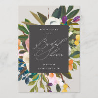 Flores de cítricos brillantes | Dove Gray | Bridal
