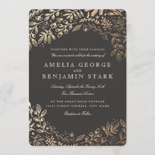 Invitación Flores de cosecha