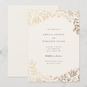 Invitación Flores de cosecha