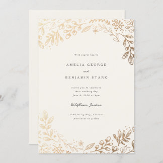 Invitación Flores de cosecha