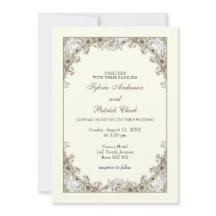 Flores de dibujo boda romántico de marfil