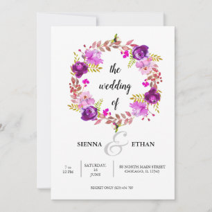 Invitación Flores de flores para todas las ocasiones
