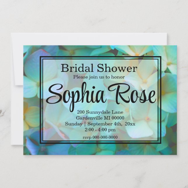 Invitación flores de hormigas rosa amarillas amarillas verde  (Anverso)