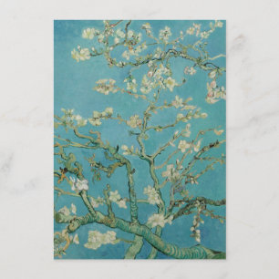 Invitación Flores de la almendra de Vincent van Gogh