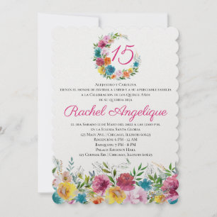 Invitación Flores de Mayo