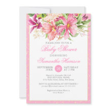 Flores de Moda Baby Shower Bouquet Cute rosa