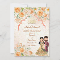 Flores de pimienta pareja india mehndi sangeet isl