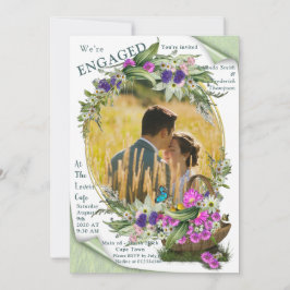 Invitación Flores de primavera de verano medio