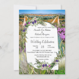 Invitación Flores de primavera ecológicas salvajes