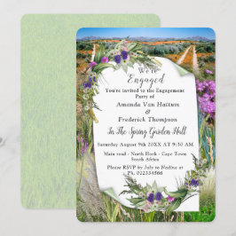 Invitación Flores de primavera ecológicas salvajes