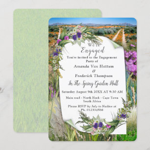 Invitación Flores de primavera ecológicas salvajes