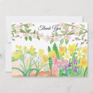 Invitación Flores de primavera que irradian el texto del Pers