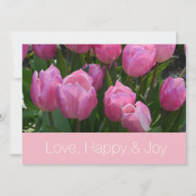 Flores de tulipán rosadas bonitas boda cristiana