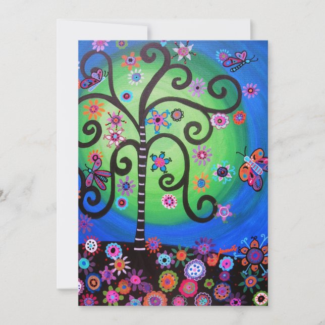 INVITACIÓN FLORES DEL BAR DE VIDA/MITZVAH (Anverso)