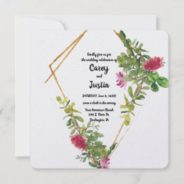 Invitación Flores del desierto floreciendo