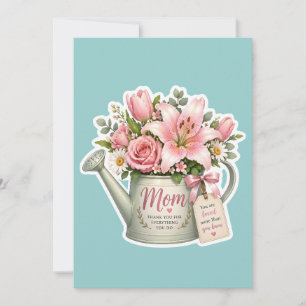 Invitación Flores del Jardín de Mamá