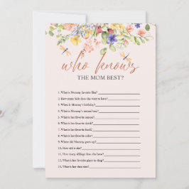 Invitación Flores Dragonfly BABY SHOWER que conoce el DIGITAL