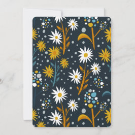 Invitación Flores estéticas