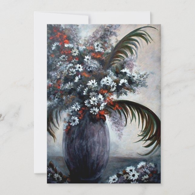 Invitación Flores florales frágiles bellezas de AmyLyn Bihrle (Anverso)