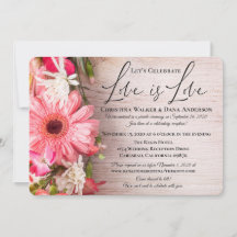 Flores Frescas Amor Floral es Amor Boda Gay