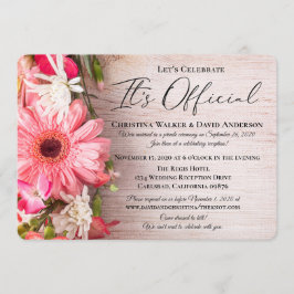 Invitación Flores Frescas Floristería Es Oficial Boda