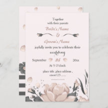 flores grises oscuras rosadas polvorientas boda in