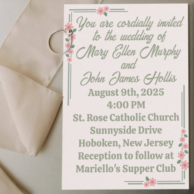 Invitación Flores Hartas De La Era De La Depresión (Subido por el creador)