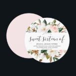 Invitación Flores hermosas Rubor y blancas dulces 16<br><div class="desc">Hermosas flores de Rubor y Blanco Dulce 16 Invitación Hermosa Floral Blanca Ver colección de correspondencias en Nest Store y Nest</div>
