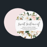 Invitación Flores hermosas Rubor y blancas dulces 16<br><div class="desc">Hermosas flores de Rubor y Blanco Dulce 16 Invitación Hermosa Floral Blanca Ver colección de correspondencias en Nest Store y Nest</div>