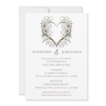 Flores modernas con un Boda cardíaco