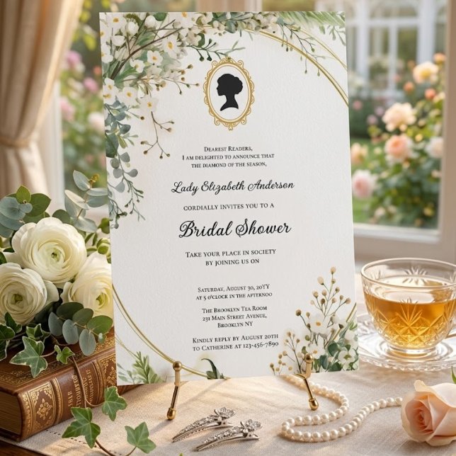 Invitación Flores Moradas Presupuesto Despedida de Soltera al (Subido por el creador)