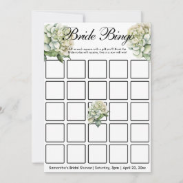 Invitación Flores naturales de acuarela verde elegante