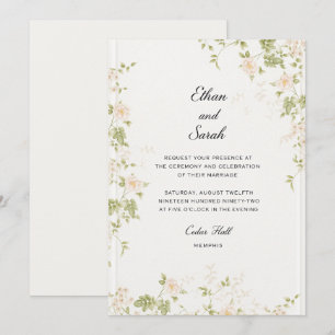 Invitación Flores Preciosas  