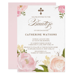 invitaciones para bautizos zazzle es