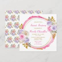 Flores rosa y morado elegantes 16