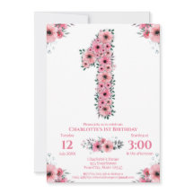 Flores rosadas Gran oliage verde Chica de cumpleañ