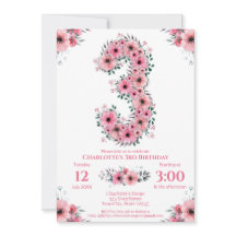 Flores rosas Gran tercer Chica de cumpleaños folla