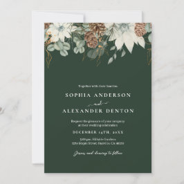 Invitación Flores rusas de invierno