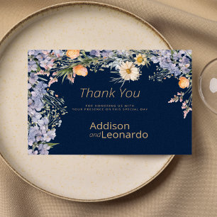 Invitación Flores rústicas de campo de flores silvestres Grac