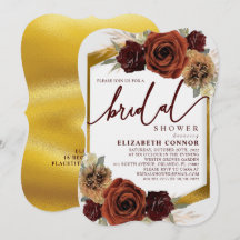 Flores rústicas y duchas de novias en pampas