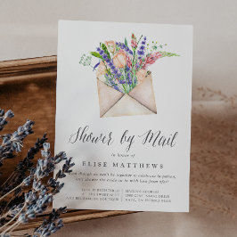 Invitación Flores salvajes: bebé virtual o ducha de novia por