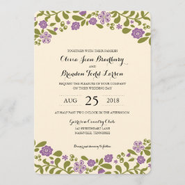 Invitación Flores silvestres | BODA
